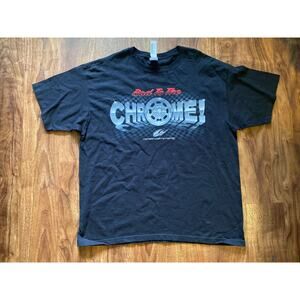 Michael Waltrip Racing “Bad to the Chrome” T-Shirt Size XXL New Old W/ Tags